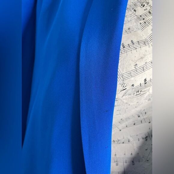 TRUTH AND PRIDE Electric Blue Silk Jacket S - Picture 4 of 9